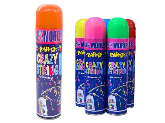 Serpentina de color en spray 350ml x 10